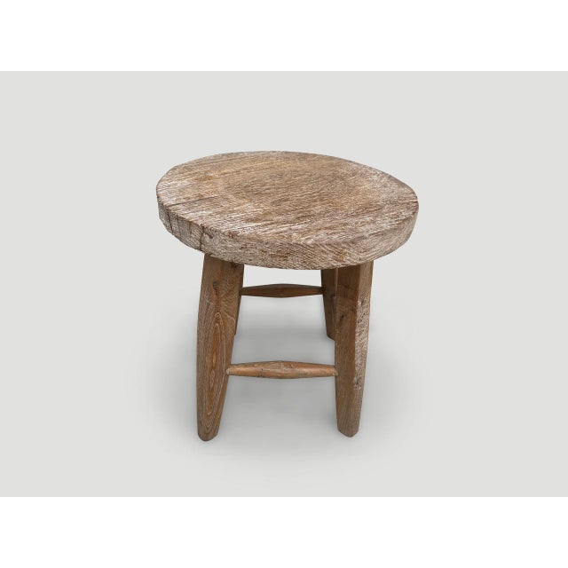 Andrianna Shamaris Wabi Sabi Round Side Table or Stool For Sale In New York - Image 6 of 6
