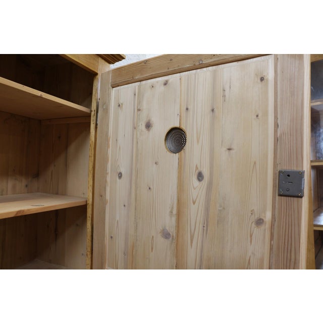 Antique Bread Cupboard in Spruce For Sale - Image 11 of 13