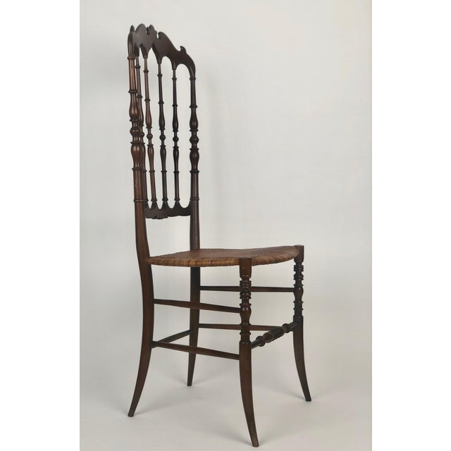 Set of Mid-Century Chiavari Chairs with Cane Seats, 1955 For Sale - Image 12 of 18