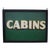 Mid 20th Century Hand-Painted "Cabins" Rustic Sign For Sale