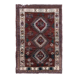 Vintage Turkish Kars Wool Rug For Sale