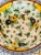 Old world Italian charm with flowers and cheerful colors surrrounding the entire bowl. This would add a bright spot to any...