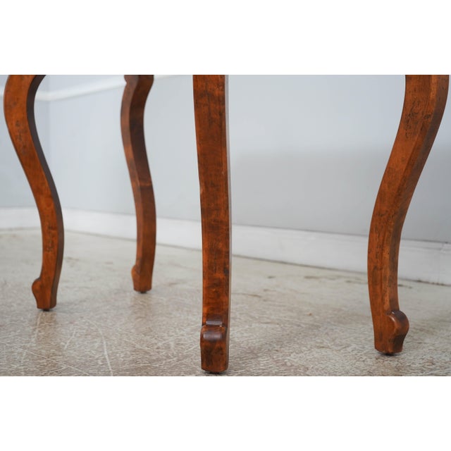 Baker Milling Road Continental Serpentine Console Table For Sale - Image 11 of 18