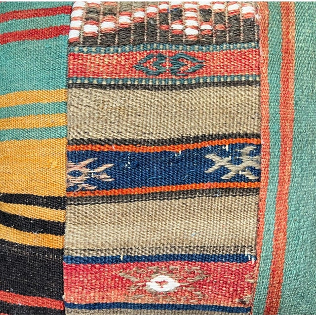 Rainbow Kilim Pillow For Sale - Image 4 of 5