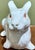 White Bavent Terracotta Large Rabbit Figurine, France Circa 1890 For Sale - Image 8 of 11