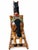 Vintage Southeast Asian Hand-Carved Painted Wood Rocking Horse Sculpture For Sale In New York - Image 6 of 9