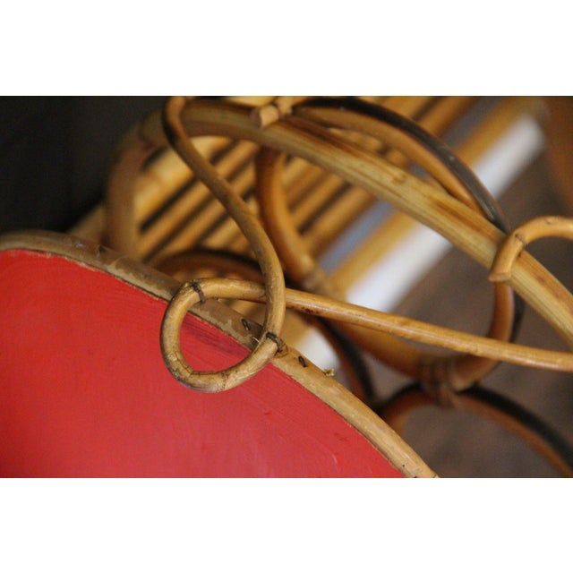 Vintage Bamboo and Rattan Bar, 1950s For Sale - Image 14 of 17