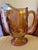 1940s Vintage Indiana Glass Harvest Grape Marigold Iridescent Pitcher and 8 Goblets - 9 pcs For Sale - Image 5 of 8