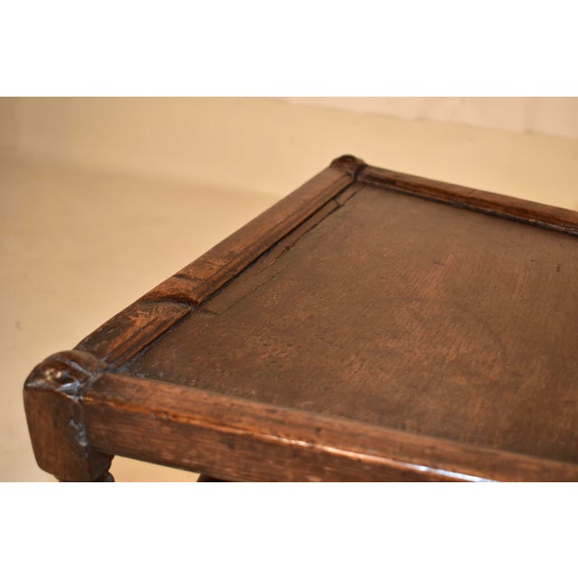 Early 18th Century Welsh Oak Joined Backstool For Sale - Image 13 of 15