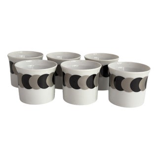 Olympia Egg Cup Service by Hans-Theodor Baumann for Rosenthal, 1960s, Set of 6 For Sale