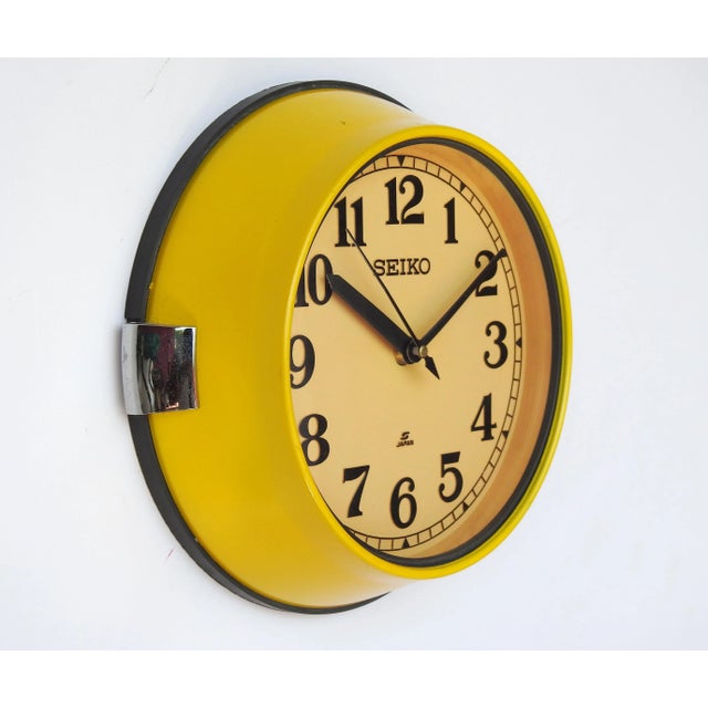 1990s Seiko Ship's Wall Clock For Sale - Image 5 of 7