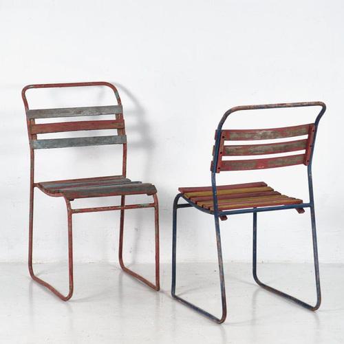 Antique Garden Chairs, 1900s, Set of 4 For Sale - Image 4 of 18