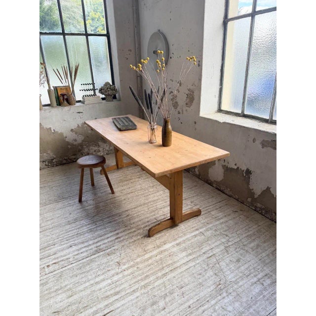 Pine Dining Table, Perriand Mountain, France, 1960s For Sale - Image 8 of 18