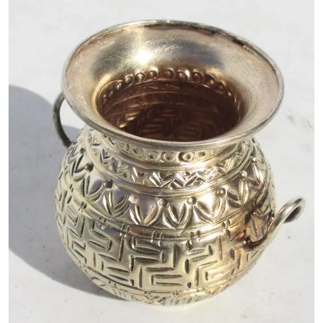 1960s Zolotas Minature Silver Ancient Vase For Sale - Image 5 of 7