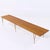 Hugh Acton Mid Century Walnut and Brass Slat Bench For Sale - Image 9 of 9