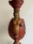 Red 17th Century Baroque Candleholder in Lacquered Wood and Plaster, Spain, 1600 For Sale - Image 8 of 18