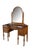 American Antique William & Mary Style Walnut Dressing Table Dresser Vanity Mirror For Sale - Image 3 of 18