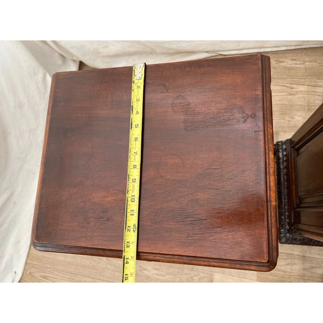 Antique Pair of Nightstands Cabinet Drawer Rococo Revival By: G. Colombo & Figli For Sale - Image 13 of 14