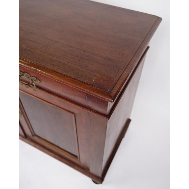 Low Sideboard with Fixed Shelves in Mahogany For Sale - Image 12 of 15