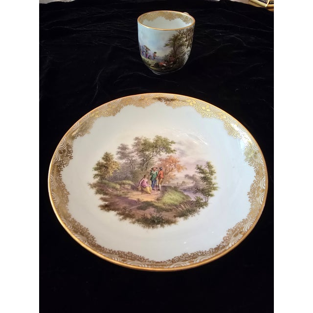 A fine and museum quality antique meissen porcelain ( over 125 years old guaranteed and older , all original excellent...