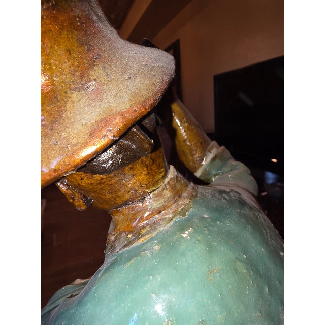 Large Early 20th C Shiwan Pottery Figures For Sale - Image 4 of 15