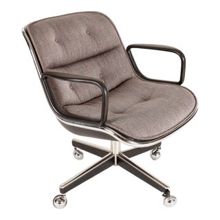 Charles Pollock Executive Arm Chair for Knoll For Sale