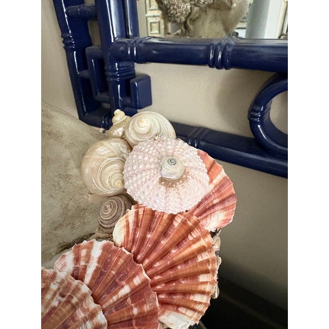Seashell Encrusted Ocean Goddess Bust For Sale - Image 9 of 12