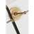 2020s Thomas O'Brien for Visual Comfort Signature Bryant Large Wrapped Double Tail Sconce in Hand-Rubbed Antique Brass and Chocolate Leather w/ Linen Shades For Sale - Image 5 of 7
