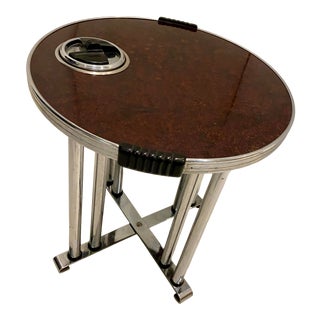 Art Deco Smoking Stand With Removable Ashtray For Sale