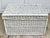 Vintage White Wicker Blanket Chest Coffee Table With Glass Top For Sale - Image 12 of 12