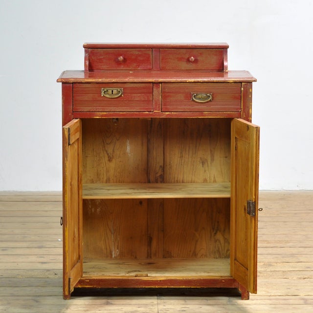 Vintage Buffet in Pine, 1925 For Sale - Image 4 of 12