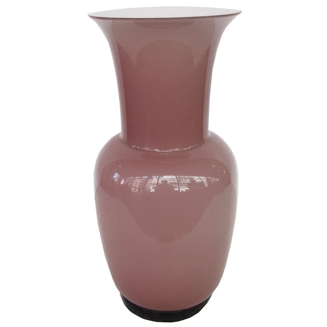 1980s "Incamiciato" Italian Art Glass Vase by Tomaso Buzzi For Sale In New York - Image 6 of 10