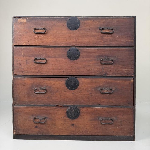 Antique Japanese Ko-Dansu Chest of Drawers, 1900s For Sale - Image 10 of 10