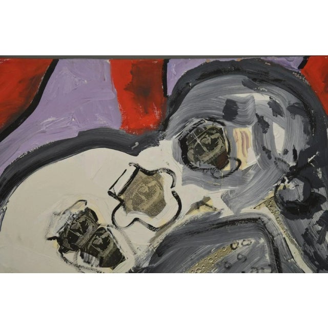 Expressionism Sheila Elias, Oil Painting Photo Collage Assemblage Feminist Pop Art Miami Artist Sheila Elias, 1992 For Sale - Image 3 of 13