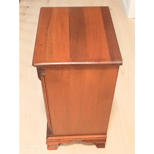 1940s Mid-Century Mahogany Nightstand by Kling Furniture For Sale - Image 11 of 14