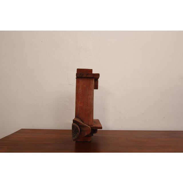 Early 20th Century Wooden Casting Pattern Object with Original Patina For Sale - Image 10 of 16