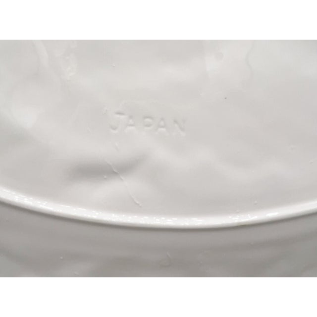 White Vintage White Embossed Turkey Platter – Traditional / Farmhouse / Thanksgiving For Sale - Image 8 of 11