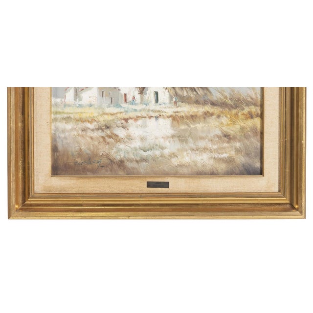 Luciano Araez, Levantine Landscape, Oil on Canvas, Framed For Sale - Image 6 of 8
