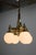 Art Deco Brass Chandelier, 1920s For Sale - Image 11 of 15
