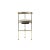 Animal Skin Joanne Bar Stool by HOMMÉS Studio For Sale - Image 7 of 7
