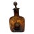 1960s Mid Century Modern Faux Tortoiseshell Hand-Blown Glass Decanter Attributed to Christian Dior Home Collection For Sale