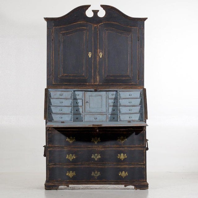Antique Baroque Cabinet in Wood, 1800 For Sale - Image 14 of 14