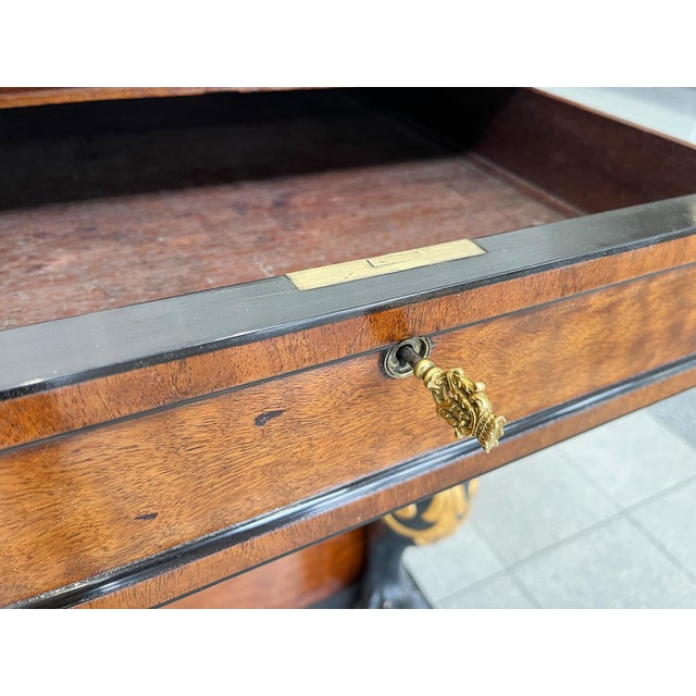 Early 19th Century Regency Mahogany Sideboard With Ebony Inlays For Sale - Image 12 of 18