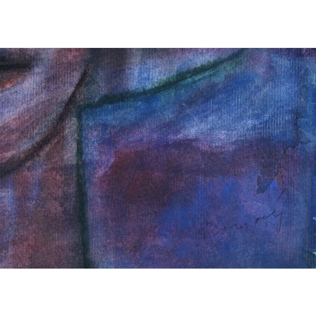 Dzidra Ezergaile, Portrait, Watercolor on Paper For Sale - Image 6 of 8