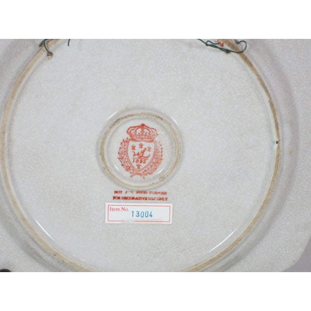 Traditional 1990s Fleur De-Lis Plate For Sale - Image 3 of 4