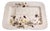 Rectangular Platter with Scalloped Edges in Cream-Glazed Earthenware from Minton For Sale