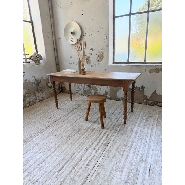 Beechwood Bistro Farmhouse Table, 1900 For Sale - Image 5 of 18