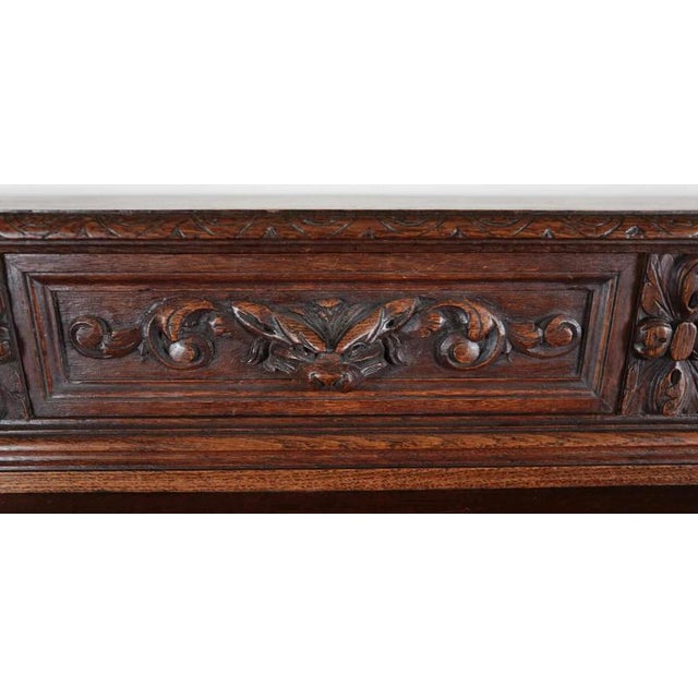 Antique French Renaissance Writing Secretaire For Sale - Image 4 of 6