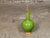 Transitional Apple Green Porcelain Vase Table Lamp on Gilt Base, Wired for the USA For Sale - Image 3 of 9