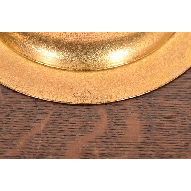 Bronze Tiffany Studios New York Bronze Doré Plate For Sale - Image 8 of 11
